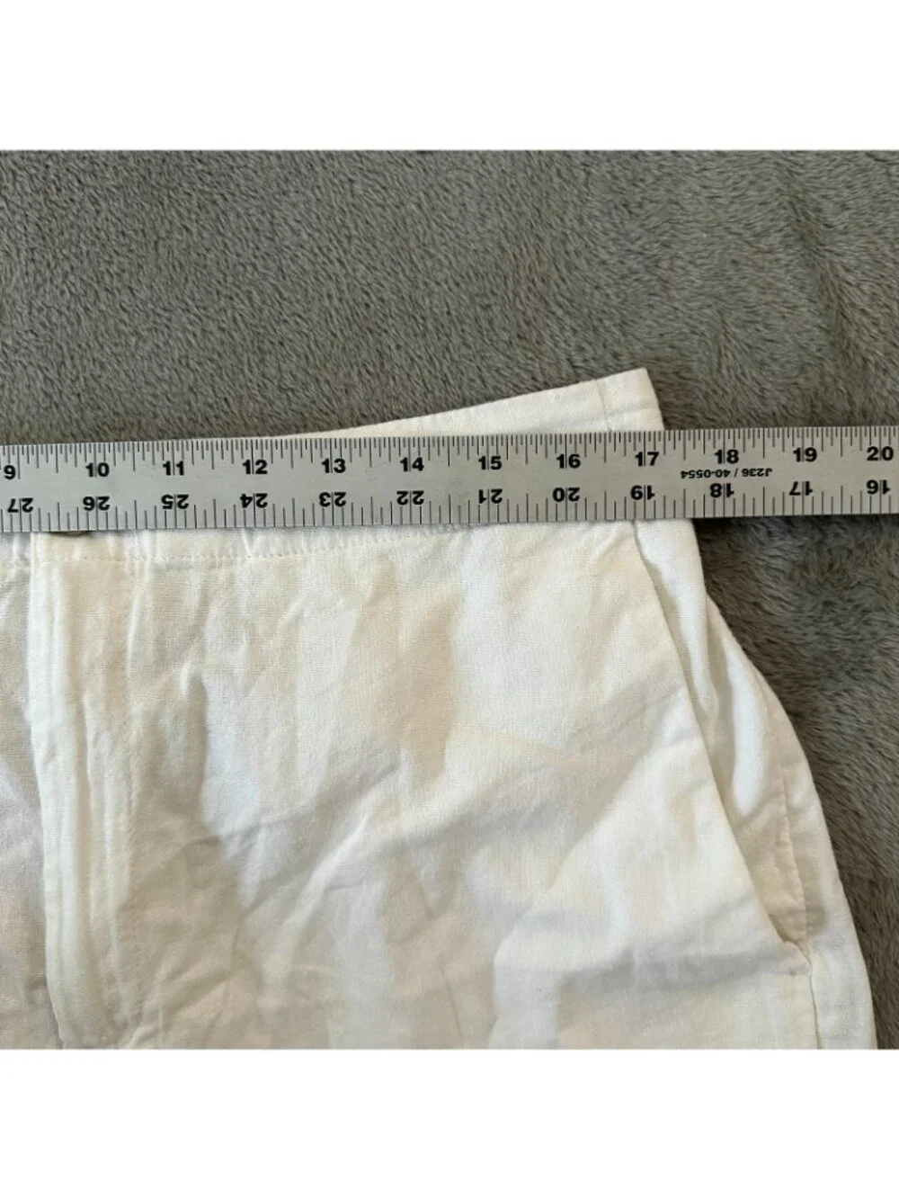 NWT Banana Republic Factory 2026 White Linen Blend Shorts Women's LARGE - Picture 5 of 8